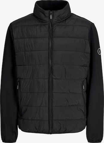 Veste mi-saison 'JJETATE' JACK & JONES en noir : devant