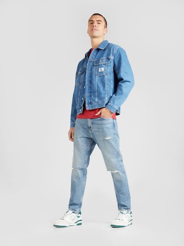 Calvin Klein Jeans Φθινοπωρινό και ανοιξιάτικο μπουφάν '90'S' σε μπλε