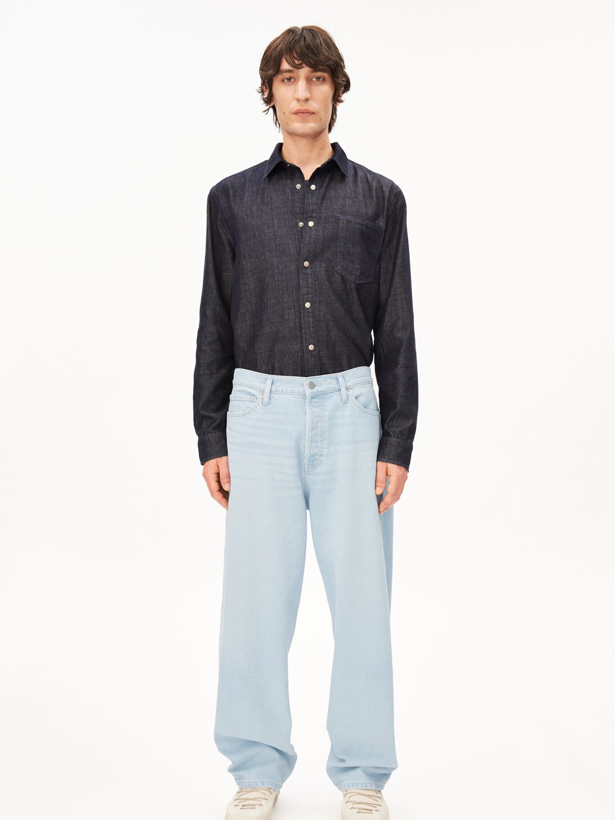 ARMEDANGELS Loosefit JAAMEO in Blau: Vorderseite