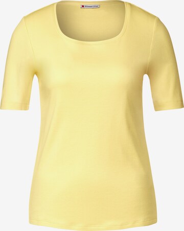STREET ONE Shirt in Yellow: front