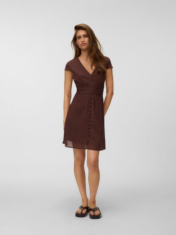 VERO MODA Jurk 'VMBIRA' in Bruin