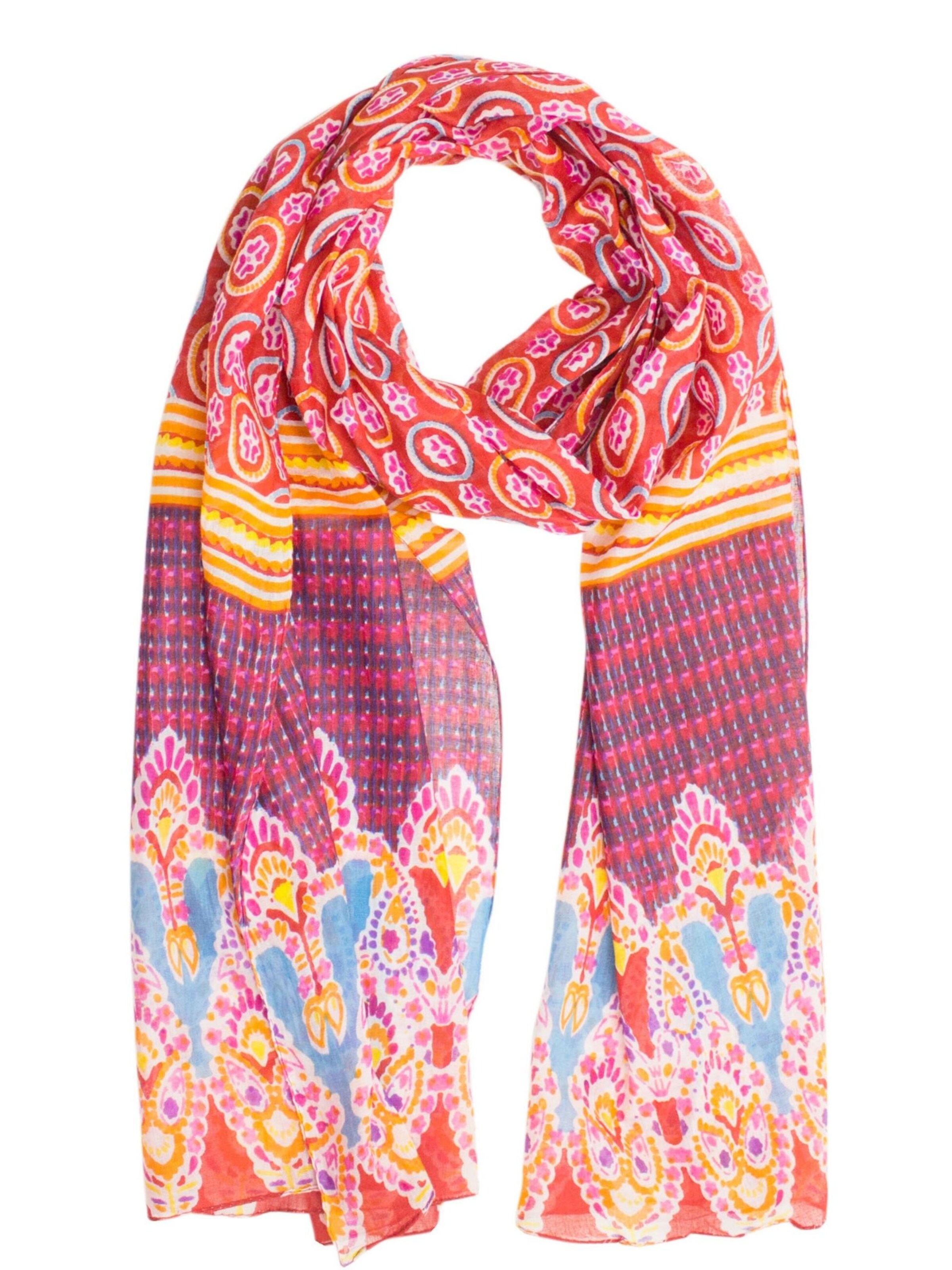 Sunsa Scarf 'Sunsa' in Red: front