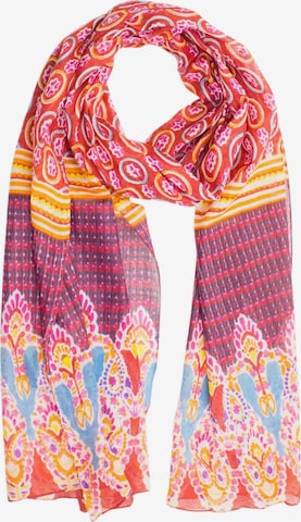 Sunsa Schal 'Sunsa' in Rot: Vorderseite