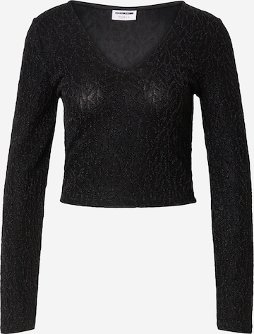 Maglietta di Noisy may in nero: frontale