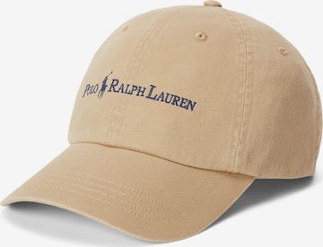 Șapcă de la Polo Ralph Lauren pe maro: față