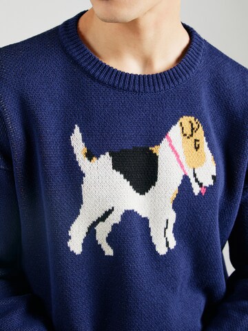 Pull-over 'RUSSELL' Kaotiko en bleu