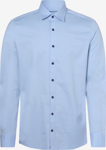 Coupe slim Chemise OLYMP en bleu : devant