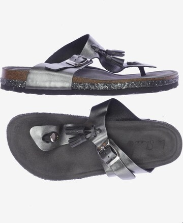 La Shoe Sandalen 39 in Silber: predná strana