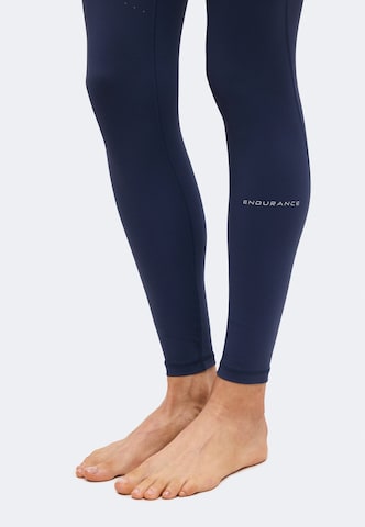 ENDURANCE - Skinny Calças de desporto 'Annghone' em azul