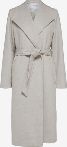 SELECTED FEMME Between-Seasons Coat 'Rosa' in Beige: front