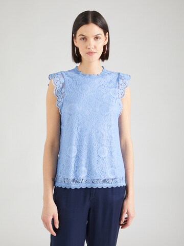 Camicia da donna 'Olline' di PIECES in blu: frontale