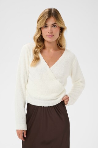 SAINT TROPEZ Sweater 'NadalieSZ' in Beige: front
