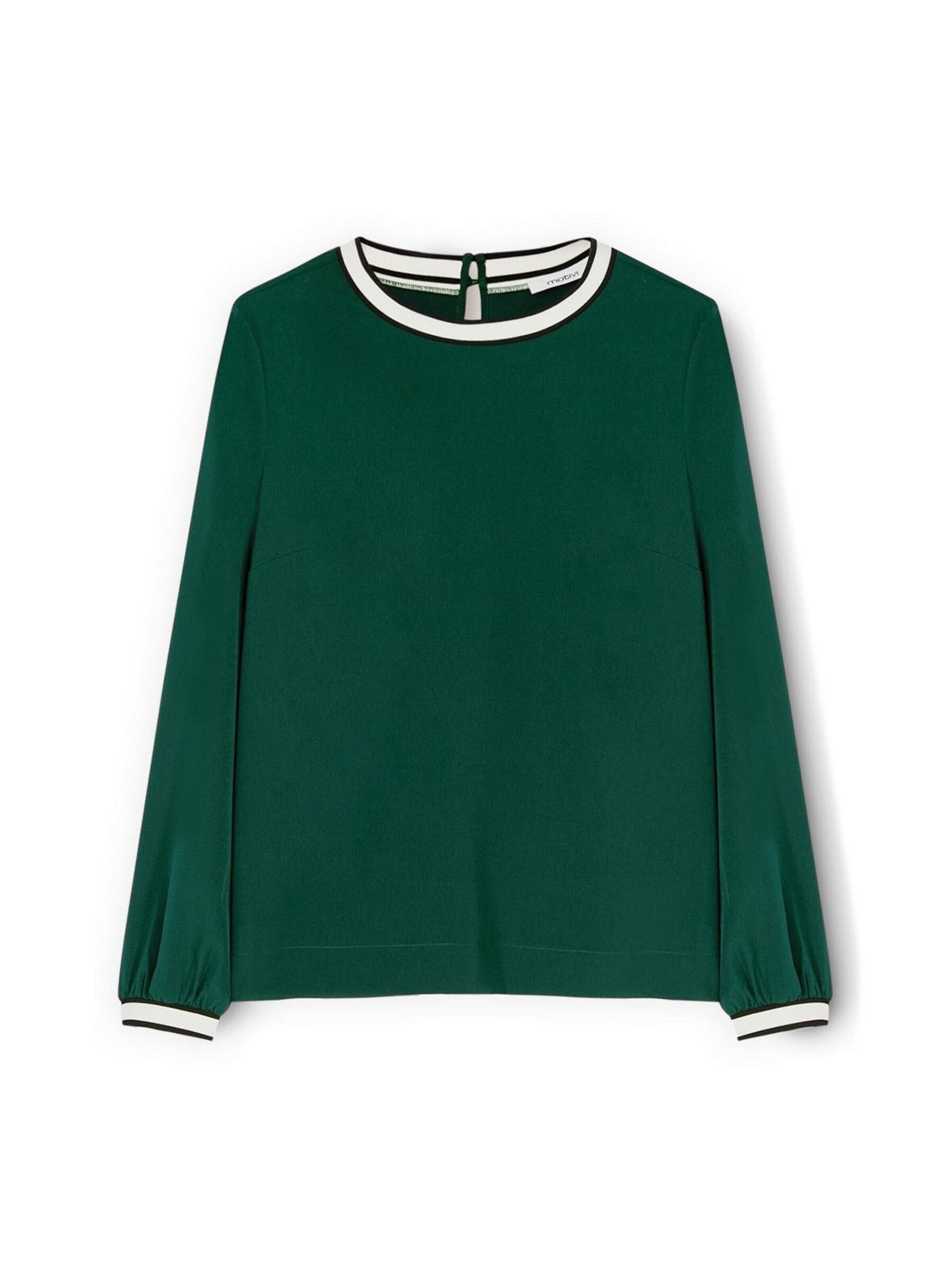 MOTIVI Blouse in Groen: voorkant