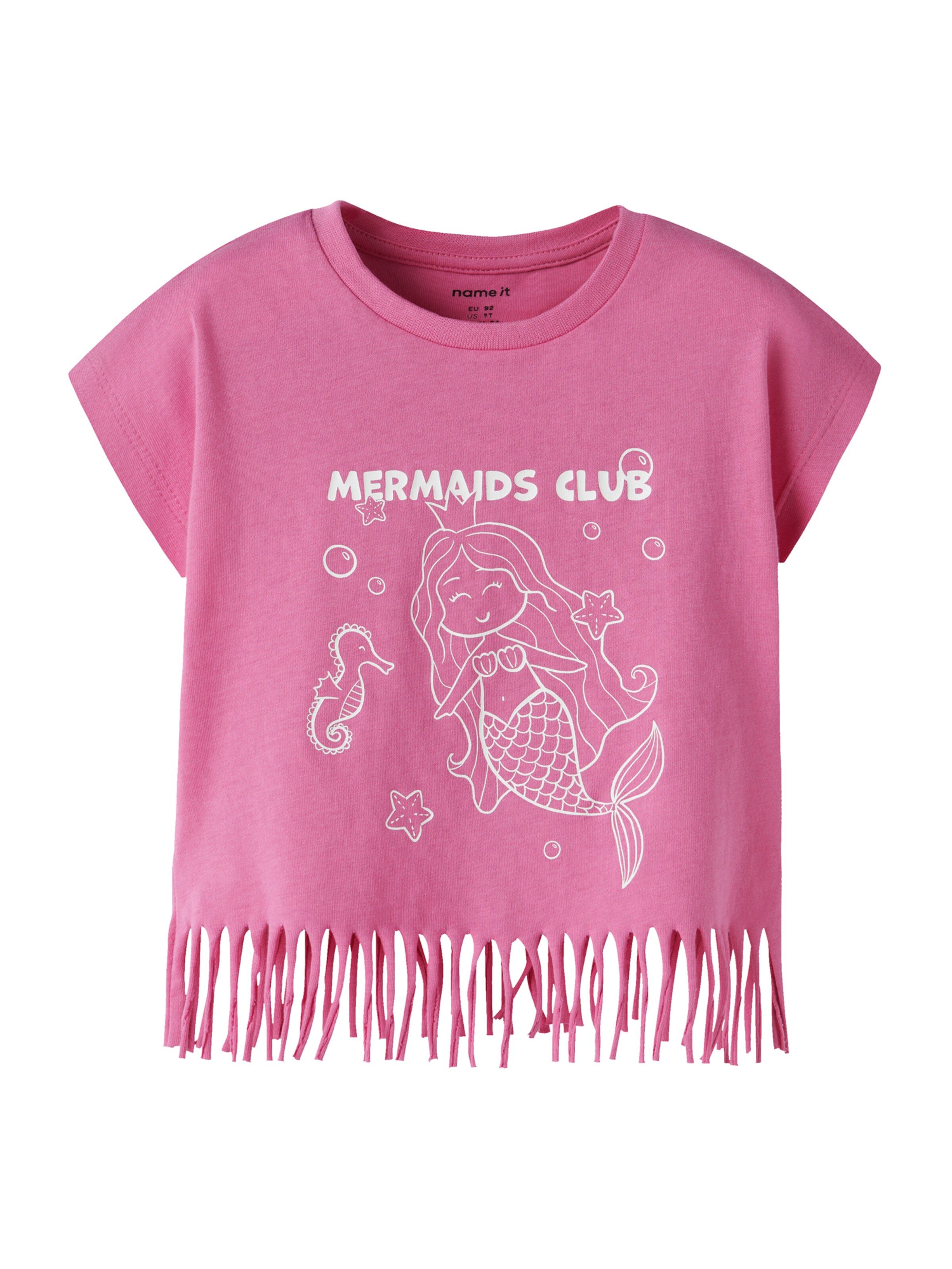 NAME IT Bluser & t-shirts 'NMFVALONE' i pink / hvid, Produktvisning