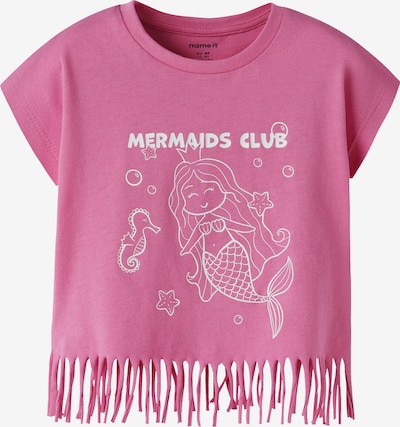 NAME IT Paita 'NMFVALONE' värissä vaaleanpunainen / valkoinen, Tuotenäkymä