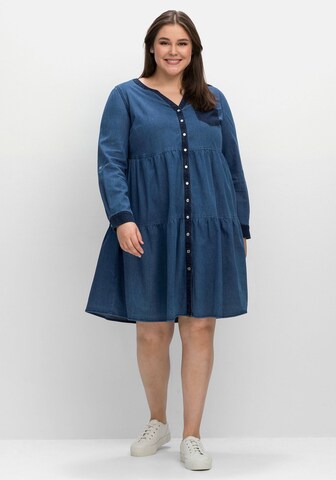 SHEEGO Shirt dress in Blue