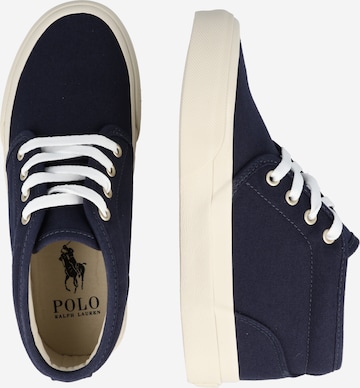 Sneaker alta di Polo Ralph Lauren in blu