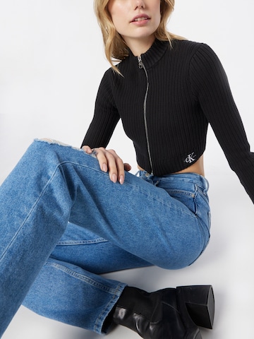 Calvin Klein Jeans Knit Cardigan in Black