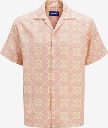 Chemise 'JORHydra' JACK & JONES en jaune : devant