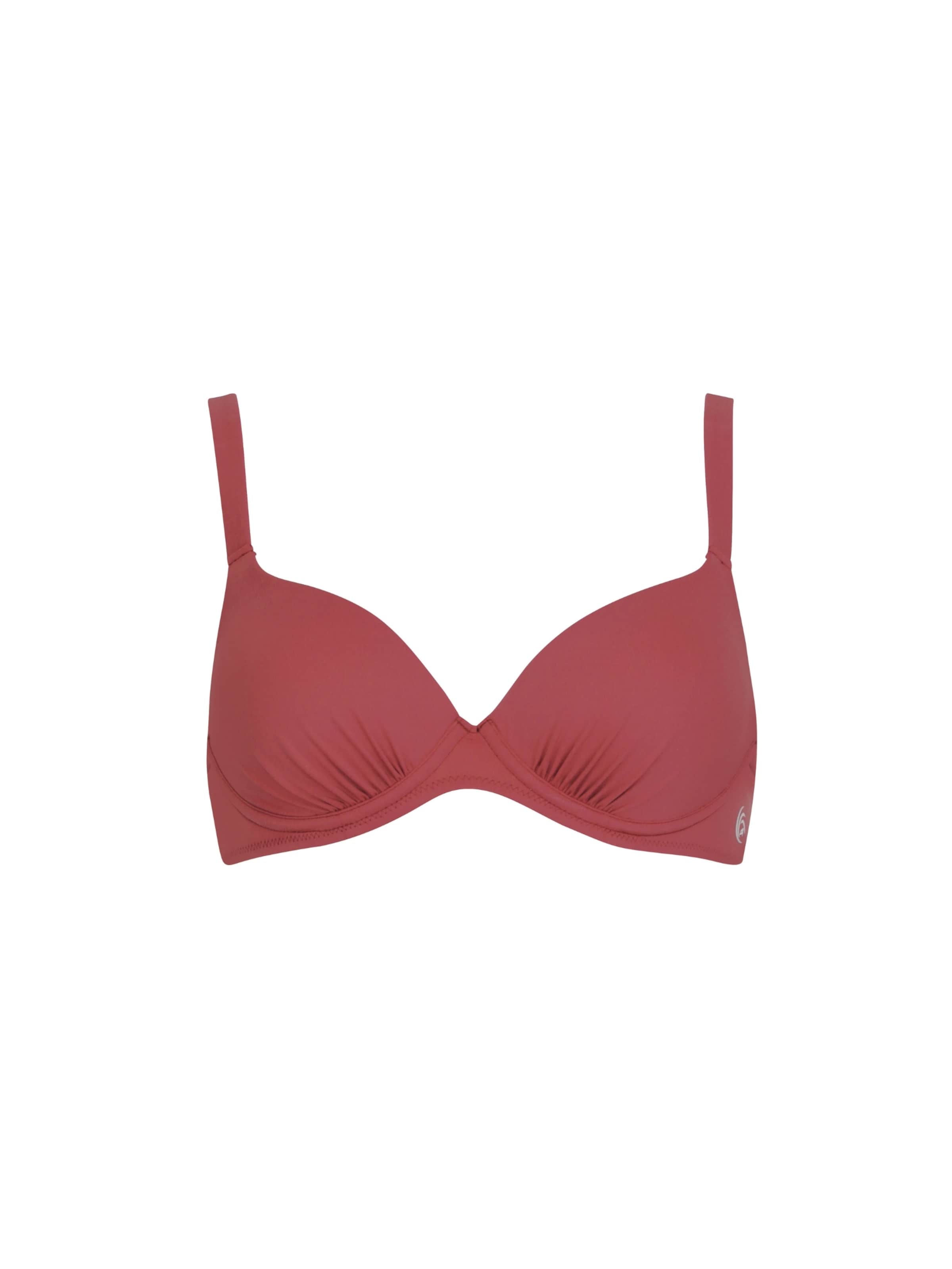 OLYMPIA Bikini top in Red: front