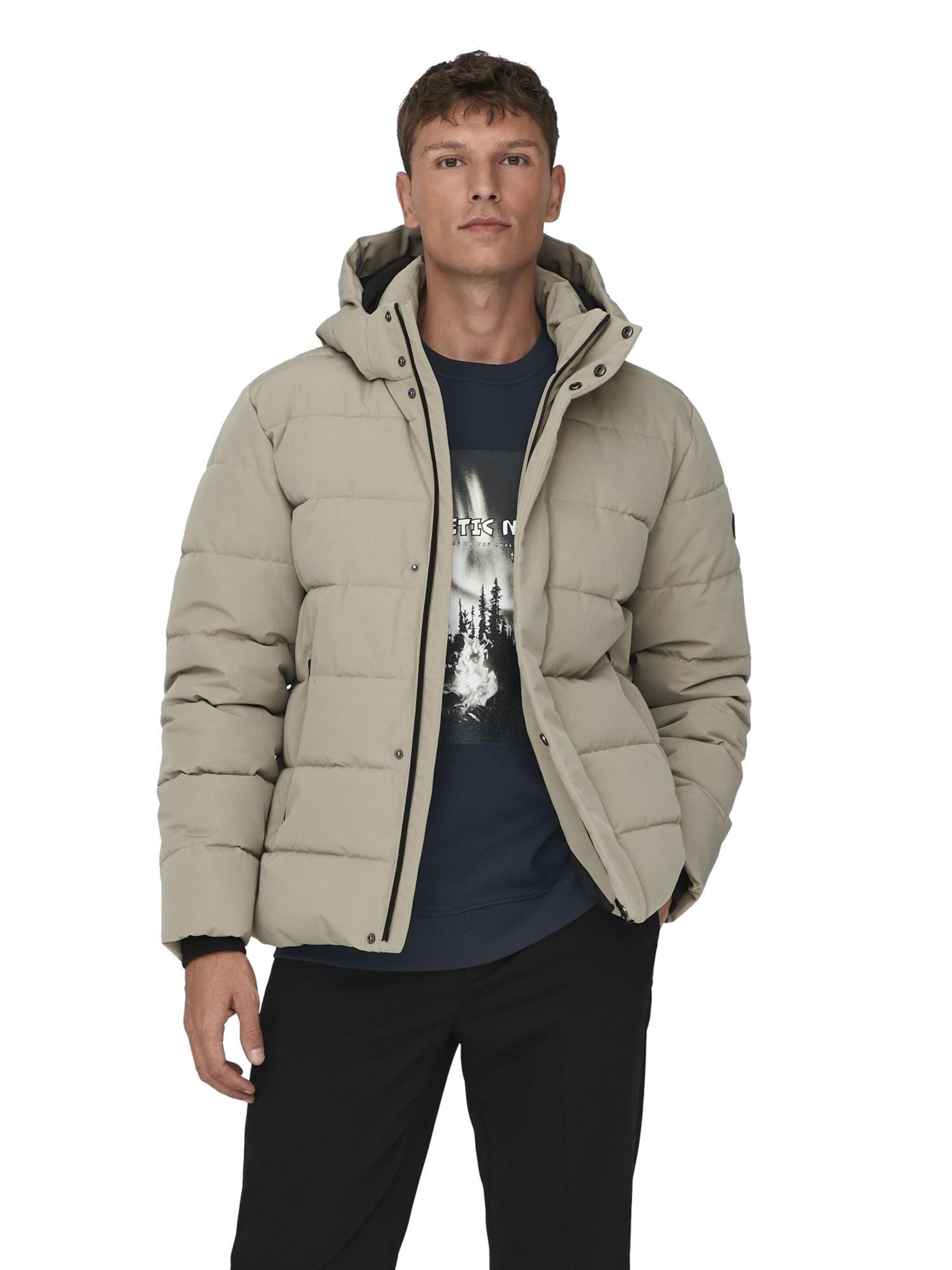 Giacca invernale 'ONSCayson' di Only & Sons in verde