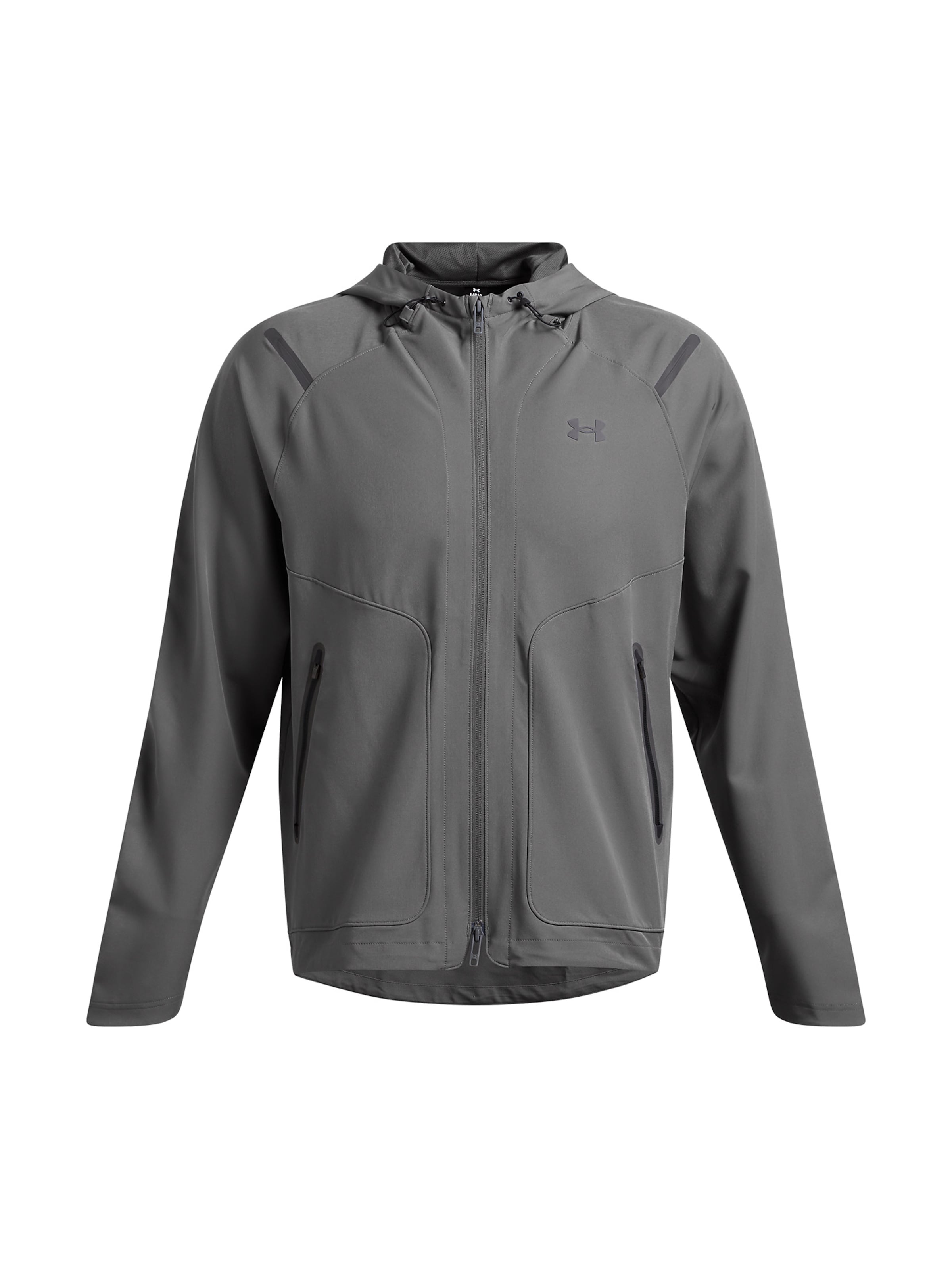 UNDER ARMOUR Functionele jas in Grijs: voorkant