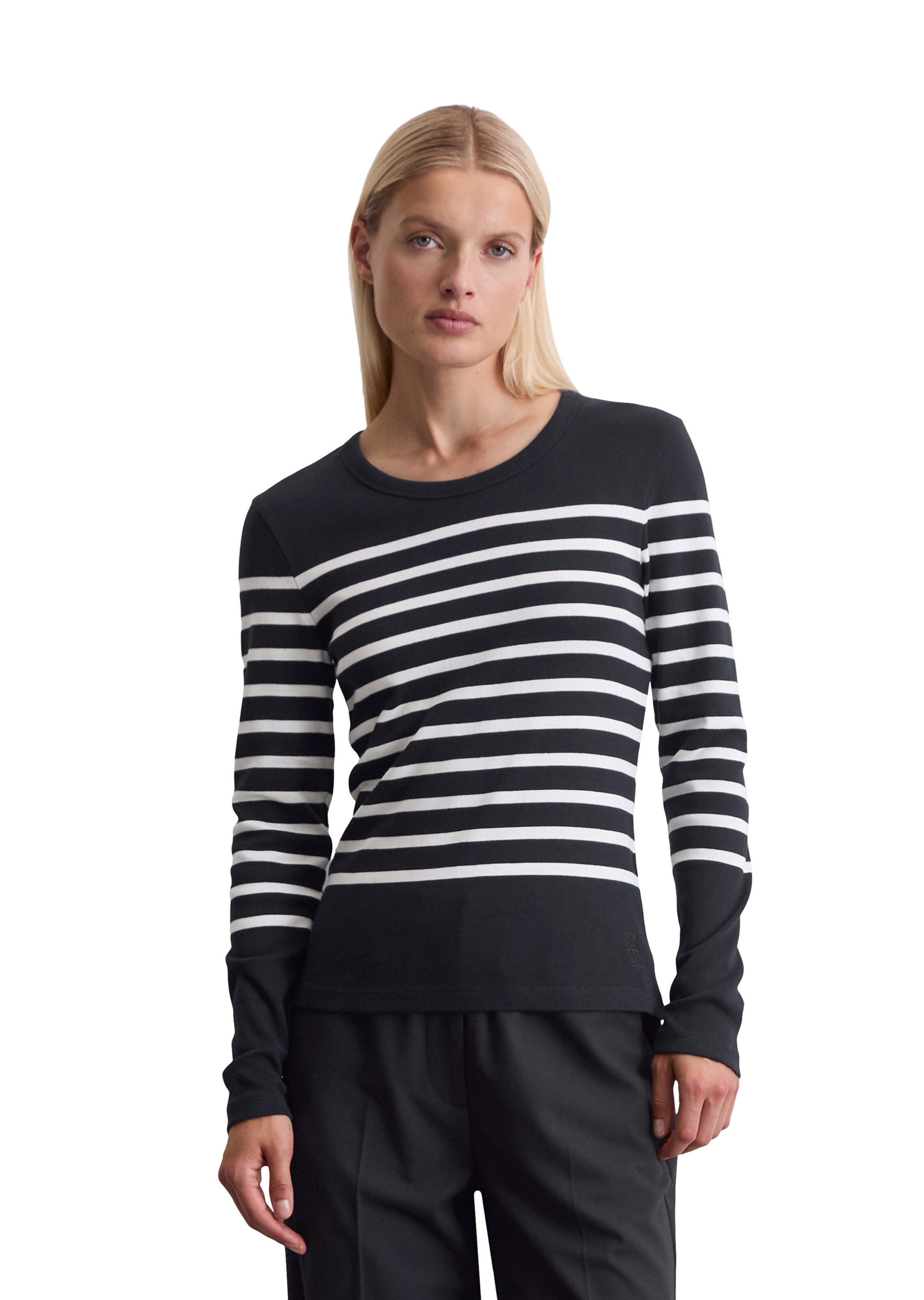 Marc O'Polo Shirt in Blauw: voorkant