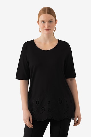 Ulla Popken Blouse in Zwart: voorkant