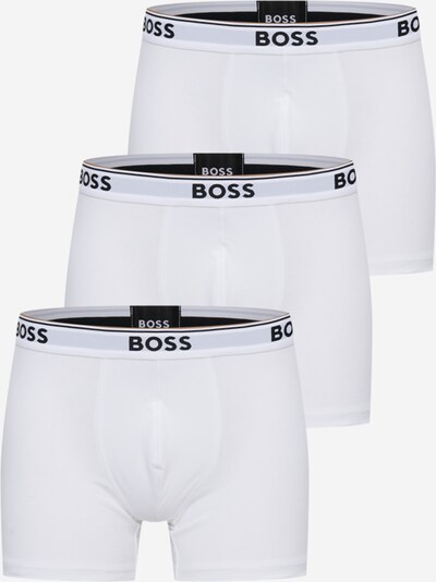 BOSS Black Boksershorts i brun / sølvgrå / svart / hvit, Produktvisning