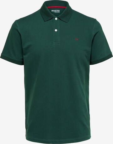 Tricou 'AZE' de la SELECTED HOMME pe verde: față