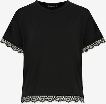 Sublevel T-Shirt in Schwarz: Vorderseite