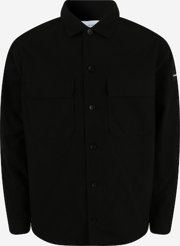 Chemise Calvin Klein Big & Tall en noir : devant