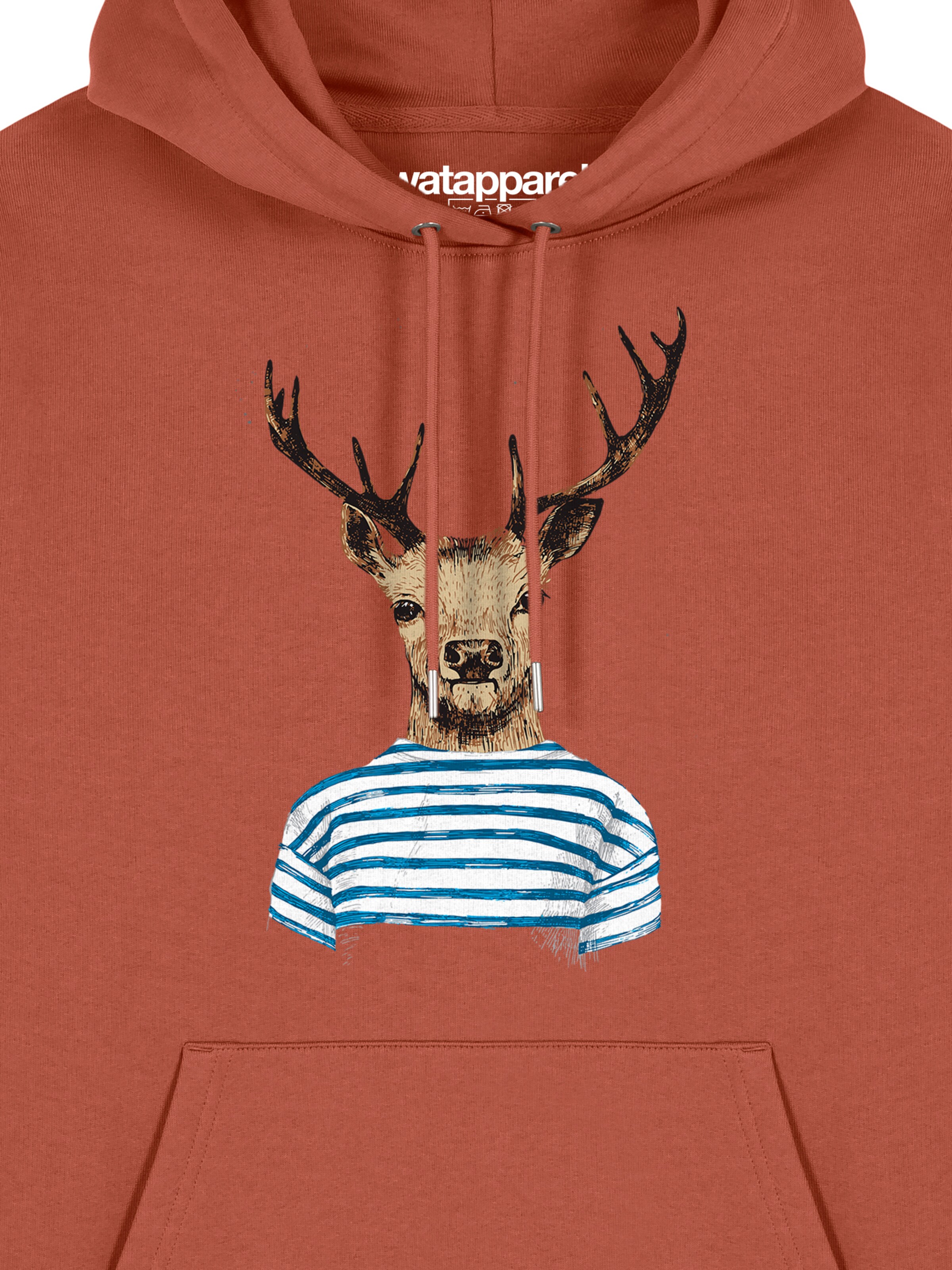 Felpa ' Hirsch ' di Watapparel in marrone