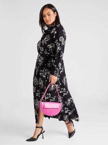 ABOUT YOU Curvy Blousejurk 'Aurelia' in Zwart