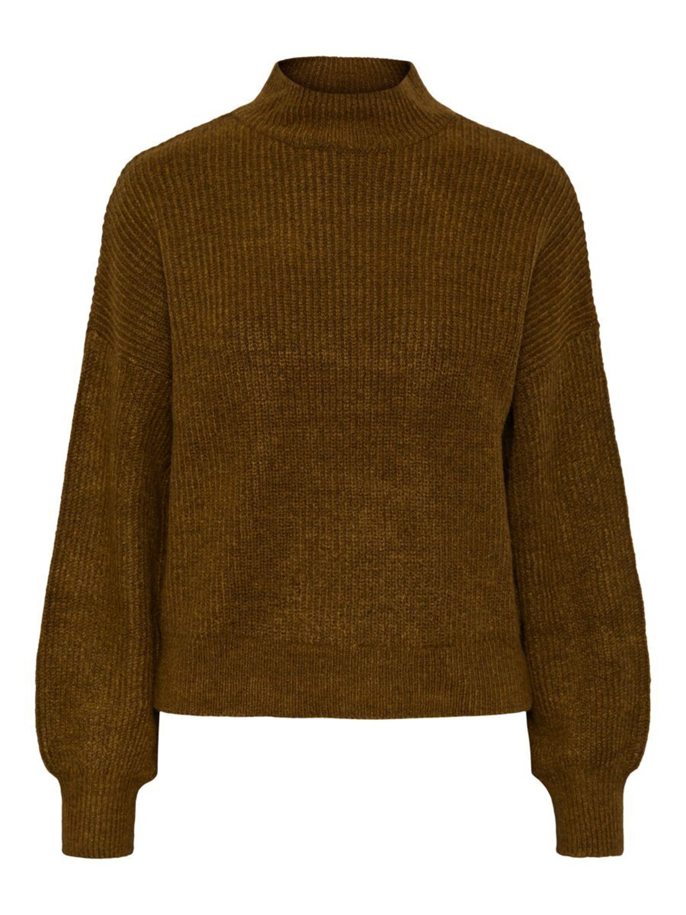 Frauen Pullover & Strick PIECES Pullover 'Anira' in Braun, Grün - OU51865 Frauen Pullover & Strick PIECES Pullover 'Anira' in Braun, Grün - OU51865