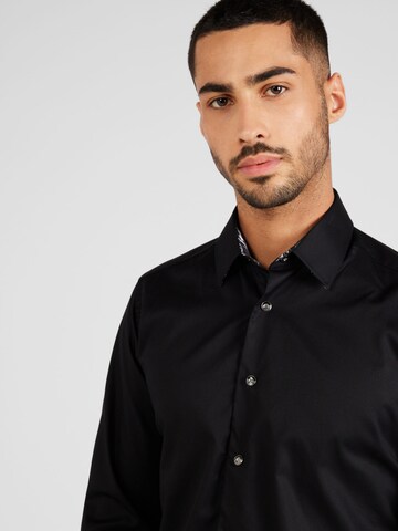 Karl Lagerfeld Regular Fit Hemd in Schwarz