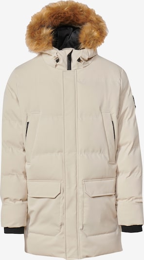 KOROSHI Winterjacke in creme / braun, Produktansicht