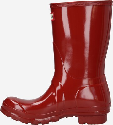 HUNTER - Botas de lluvia en rojo