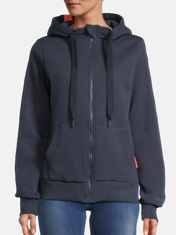 salzhaut Sweatvest 'SACKKOKEN' in Blauw