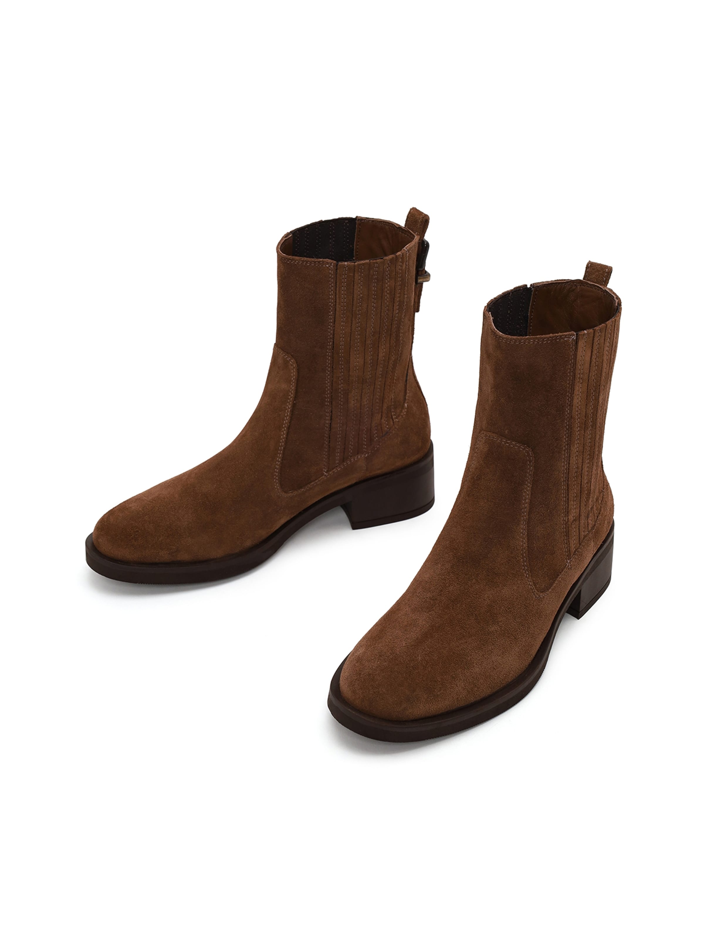 Derimod - Botas chelsea em castanho