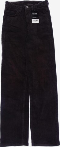 WEEKDAY Pants in XS in Brown: front