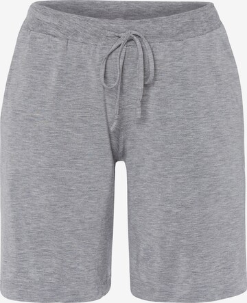 Hanro Pajama Pants ' Natural Elegance ' in Grey: front