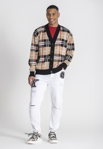 Gianni Kavanagh Strickjacke in Braun