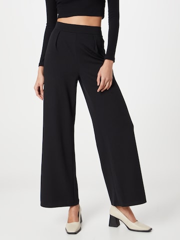 River Island Pleat-Front Pants in Black: front