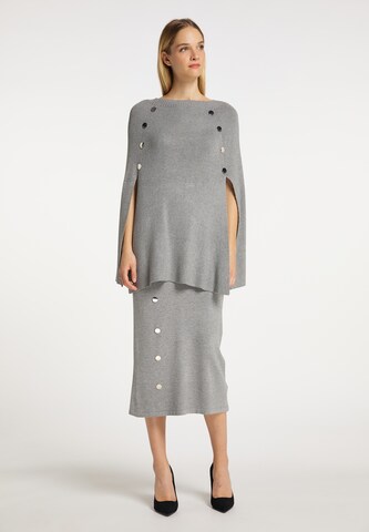 DreiMaster Klassik Cape in Grey