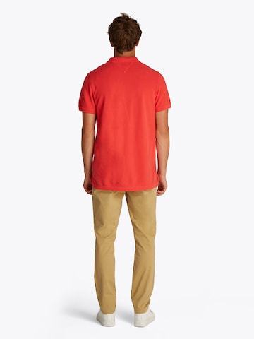 Tommy Jeans Poloshirt 'ESSENTIAL' in Orange: Rückseite