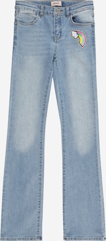 KIDS ONLY Flared Jeans 'CHARLIE' in Blauw: voorkant