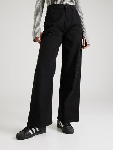 Carhartt WIP Regular Jeans 'Jens' in Zwart: voorkant