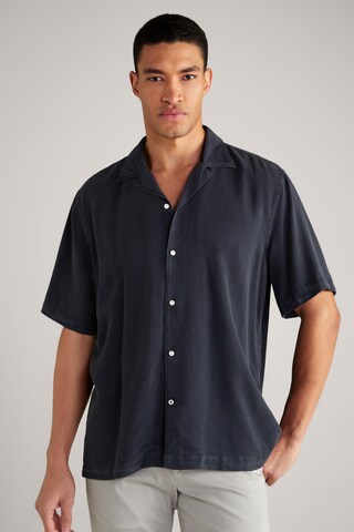 JOOP! Comfort fit Button Up Shirt 'Kawai' in Blue: front