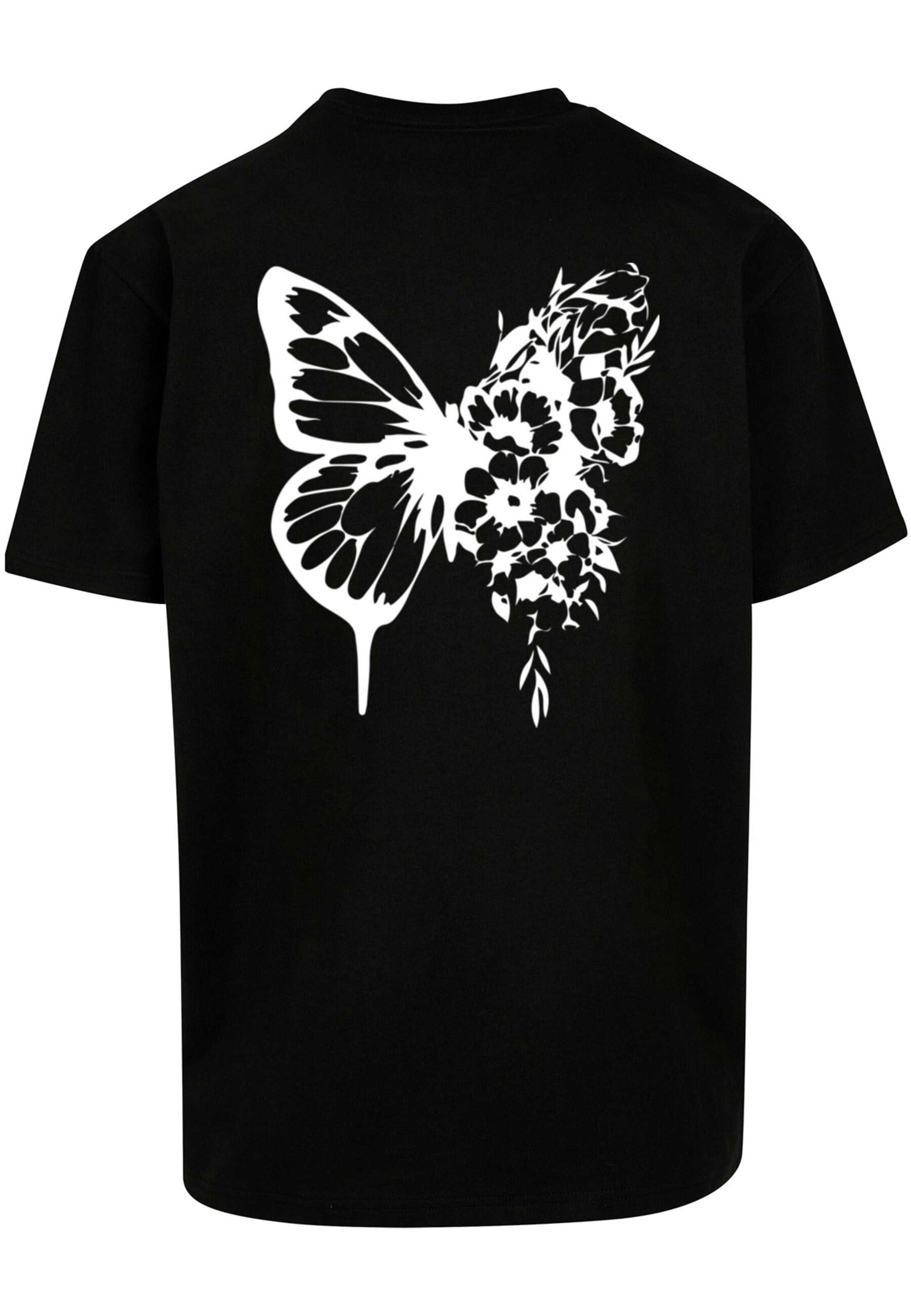 Merchcode Bluser & t-shirts 'Flowers Bloom' i sort